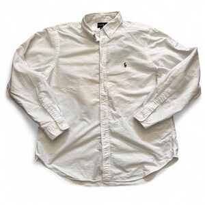 Polo Ralph Lauren white button up classic fit shirt